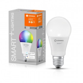 Bec LED RGB inteligent Ledvance SMART+ WiFi Classic Multicolour A, E27, 9W (60W), 806 lm, lumina alba si color (2700-6500K)