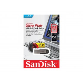 Memorie USB Flash Drive SanDisk Ultra Flair, 128GB, USB 3.0