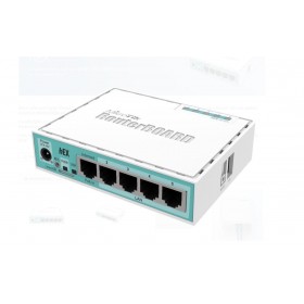 MIKROTIK 5-PORT GIGABIT ETHERNET ROUTER, RB750GR3, 5*10/100/1000Ethernet ports, CPU nominal frequency: 880 MHz, 2* CPU corecount