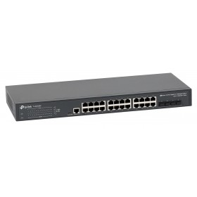 Switch TP-Link TL-SG3428X, Jetstream, managed L2+, 24× 10/100/1000 Mbps RJ45, 4× 10G SFP, 1× RJ45 Console Port, 1× Micro-USB Con