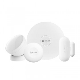 Ezviz Home Senzor KIT CS-B1 1xHome Gateway Model CS-A3-A0-W: MicroUSB, DC5V/1A, Interfata retea: RJ45 interface,Wi-Fi 2.4 GHz,Zi