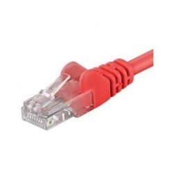 Patchcord UTP RJ45-RJ45 Cat.6 1m rosu, UTP-6-1-R, pachcord din cupru