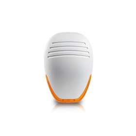 Sirena de alarma pentru exterior, Venitem HEMA L MW Matt white, design Italia, security grade 3, nivel acustic 110dB carcasa ABS