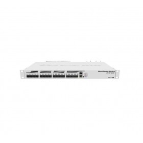 Mikrotik Cloud Router Switch, CRS317-1G-16S+RM 1 x Gigabit LAN, 16 xSFP+ cages, Dual Core 800MHz CPU, 1GB RAM, 1U rackmount pass