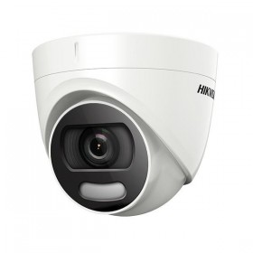 Camera supraveghere Turbo HD dome Hikvision DS-2CE72HFT-F28(2.8mm) 5MP, ColorVU - vizualizare imagini color pe timp de noapte, 5