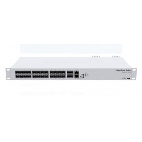 MIKROTIK, 24 Port QSFP+ 2 SFP L3 Managed Switch, CRS326-24S+2Q+RM, Procesor:650 MHz, 64 mb RAM, 16 mb Flash, Dimensiuni: 443 x 2