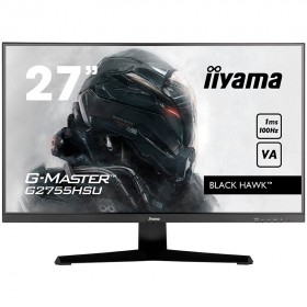 IIYAMA Monitor LED G2755HSU-B1 G-MASTER27" VA 1920 x 1080 @100Hz 250 cd/m² 4000:1 1ms HDMI DP USB Hub Tilt