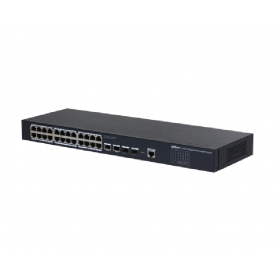 DAHUA 28 PORT MANAGED GB SWITCH SG4028, Interfata:Port 1-26: 26 × RJ45 10/100/1000Mbps, Port 27-28: 2 × SFP 1000Mbps, 1 x Consol