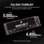 Storage Temperature  -40°C to +85°C Endurance  450TBW Memory Type  PCIe Gen 4.0 x4 SSD Max Sequential Read CDM  Up to 5,000MB/s 