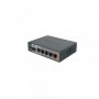 Mikrotik 5-Port Gigabt Ethernet Router, RB760iGS, 5* 10/100/1000Ethernetports, CPU nominal frequency: 880 MHz, 2* CPU core count