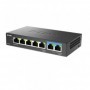 D-Link switch DMS-107, 7 porturi, Standarde si protocoale: IEEE 802.3 10BASE-T,  IEEE 802.3u 100BASE-TX,  IEEE 802.3ab 1000BASE-