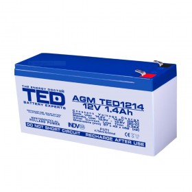 TEDBATERIE AGM TED1214F1 12V 1.4Ah