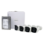 KIT 4 camere Bullet IP 2MP + NVR 4 canale, HDD 1TB - HIKVISION NK42N0H-1T(SG)