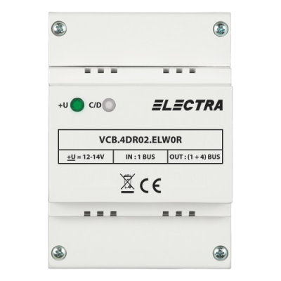 Doza derivatie video 4 iesiri REZIDENTIAL - ELECTRA VCB.4DR02.ELW0R