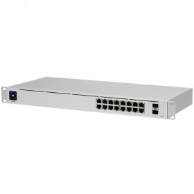 USW-16-PoE 16 RJ45 ports with 2 SFP ports