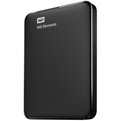 HDD Extern WD Elements Portable 2TB, USB 3.0 Type-A, Black