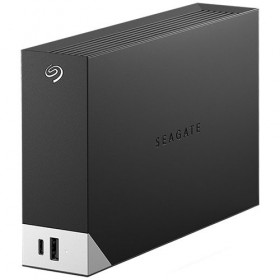 HDD Extern SEAGATE One Touch Hub 6TB, 1x USB 3.2 Type-C, 1x USB 3.0 Type-A, Rescue Data Recovery Services 3 ani, Black