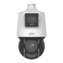 Camera Dual-lens IP, PTZ, 4MP, 25X, IR100m&WL30m, Audio, Alarm, PoE, IP66 - UNV IPC94144SFW-X25-F40C