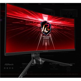 Asrock 34" Curved Gaming Monitor, Rezolutie: WQHD 3440x1440, Refresh rate: 165Hz, Timp raspuns: 1ms (MPRT), unghi vizualizare: 1