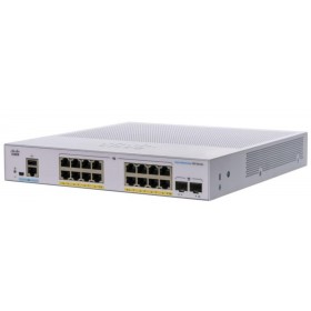 Switch  CISCO CBS350-16FP-2G, 16 PORTURI 10/100/1000, 2 x SFP, POE 240w, Buffer: 1.5 Mb, Flash 256Mb, CPU: 800 MHz ARM , DRAM: 5