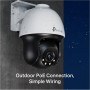 "TP-LINK VIGI 4MP Outdoor PAN/TILT Network Camera,VIGI C540(4mm), 1/3""Progressive Scan CMOS, obiectiv: 4mm, F1.6,  unghi vizual