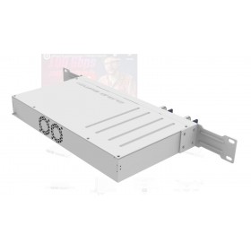 SWITCH MIKROTIK CRS504-4XQ-IN, 1 x 10/100Mbps, 4 x 100 QSFP28 , Procesor: 650 MHz, 64MB RAM, 16MB flash, dimensiuni: 320 x 185 x