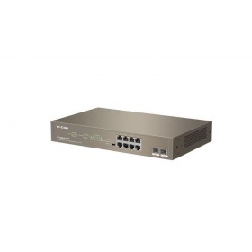 IP-COM switch G1110P-8-150W, 8-Port Gigabit + 2SFP, POE, Standarde: IEEE 802.3, IEEE 802.3u, IEEE 802.3ab, IEEE 802.3x, IEEE 802