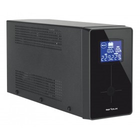 UPS Serioux Line Interactive 1200LI, ecran LCD, capacitate 1200VA/720W, 4 prize Schuko , baterie 12 V / 7.0 Ah × 2, timp mediu d