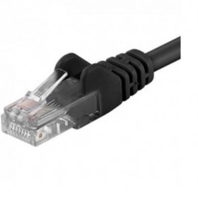 Patchcord UTP RJ45-RJ45 Cat.5e 2m negru,UTP-5E-2-BK, pachcord din cupru